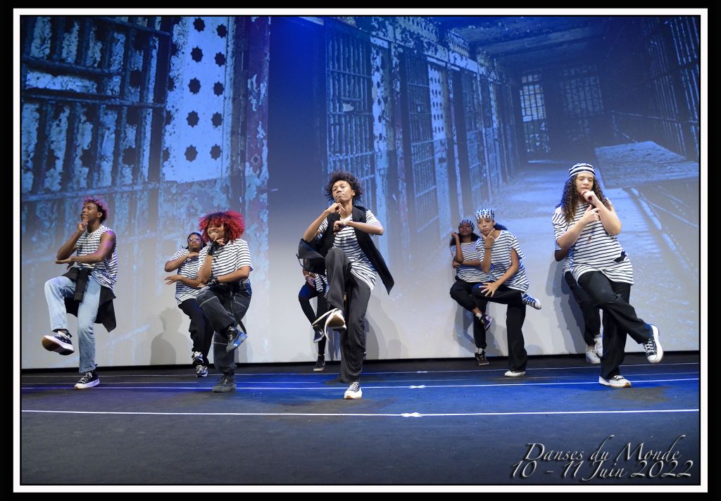 Chorégraphie hip hop en marinières, Danses du monde 2022